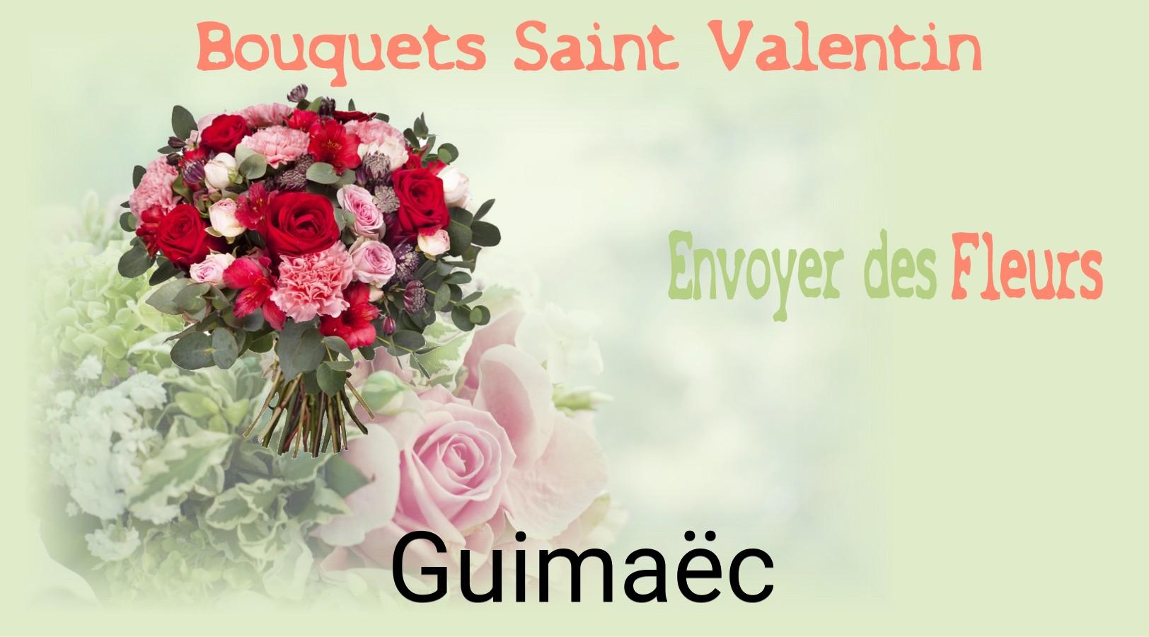 Roses de Saint-Valentin livrées à Guimaëc